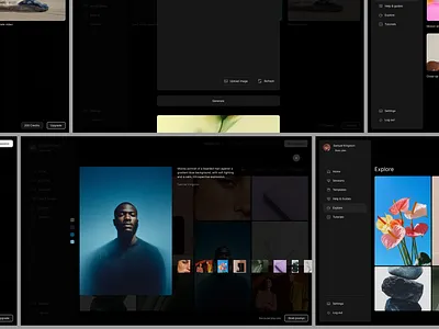 AI Exploration ai ai tool artificial intelligence creative direction design design system exploration gallery generative ai layout minimal portfolio ui components ui patterns ux web