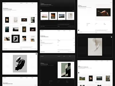 Photobook — Template #2 blog cms collections concept design fullscreen grid landing page minimalist modern photo photographers portfolio ui ux web web design webdesign website