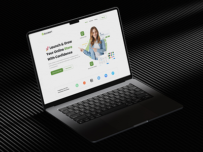 SAAS Based Shopify Like Portal crm ecommerce ecommerce website landingpagedesign pos saas saas portal saasdesign store builder ui uxuidesign webdesign