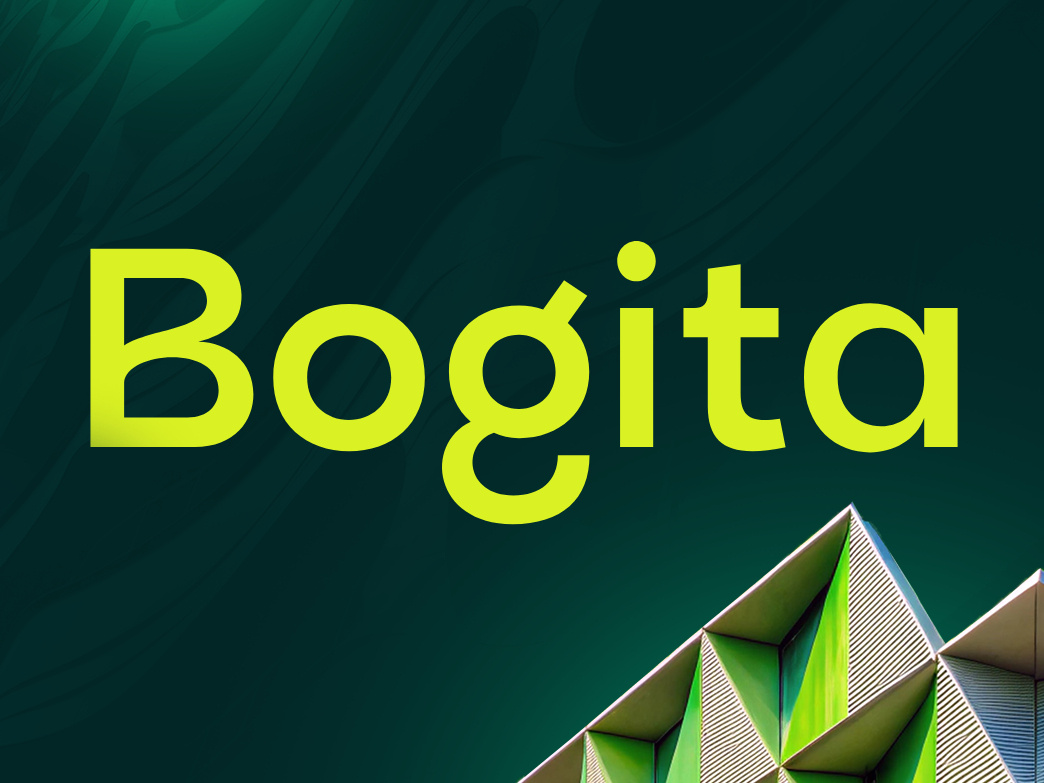Bogita – Stylish Modern Font for Bold Brand Identities 💡 tech