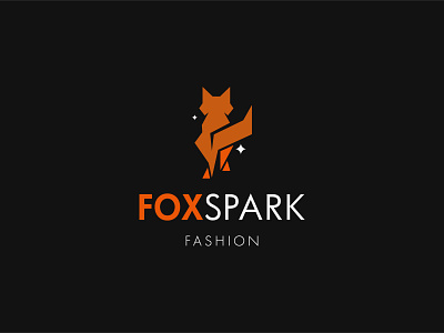 Foxspark Fashion Logo Design — Bold Geometric Fox with Spark bold logo brand identity branding creative logo fashion brand logo fashion branding fashion logo fashion style fox logo geometric fox geometric logo identity logo logo design logodesigner logos logotype mens clothing brand mens fashion modern logo