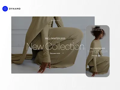 Landing Page Animated animation fashion figma graphic design landingpage motion graphics motiongrapgic newcollection ui ux