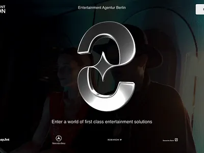 Entertainment Solution - Visual Branding 3d 3d logo animation branding design event management event page landing page logo logo design motion motion graphics prototyping ui ux web design