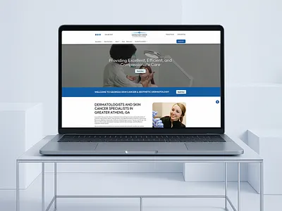 Professional Dermatology Website | Skin Care & Cancer Treatment aesthetic clinic design branding clean web design dermatology website design graphic design healthcare ui medical web design medical website mockup modern medical website modern website responsive website skin care clinic skin care web design skin care website ui ux design web design for doctors web development website
