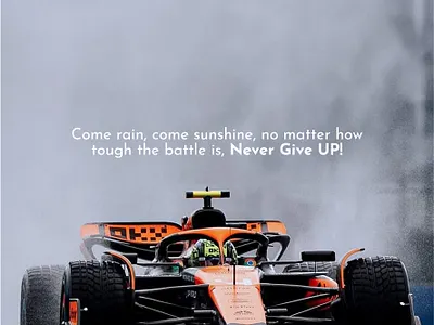 Motivational f1 poster graphic design