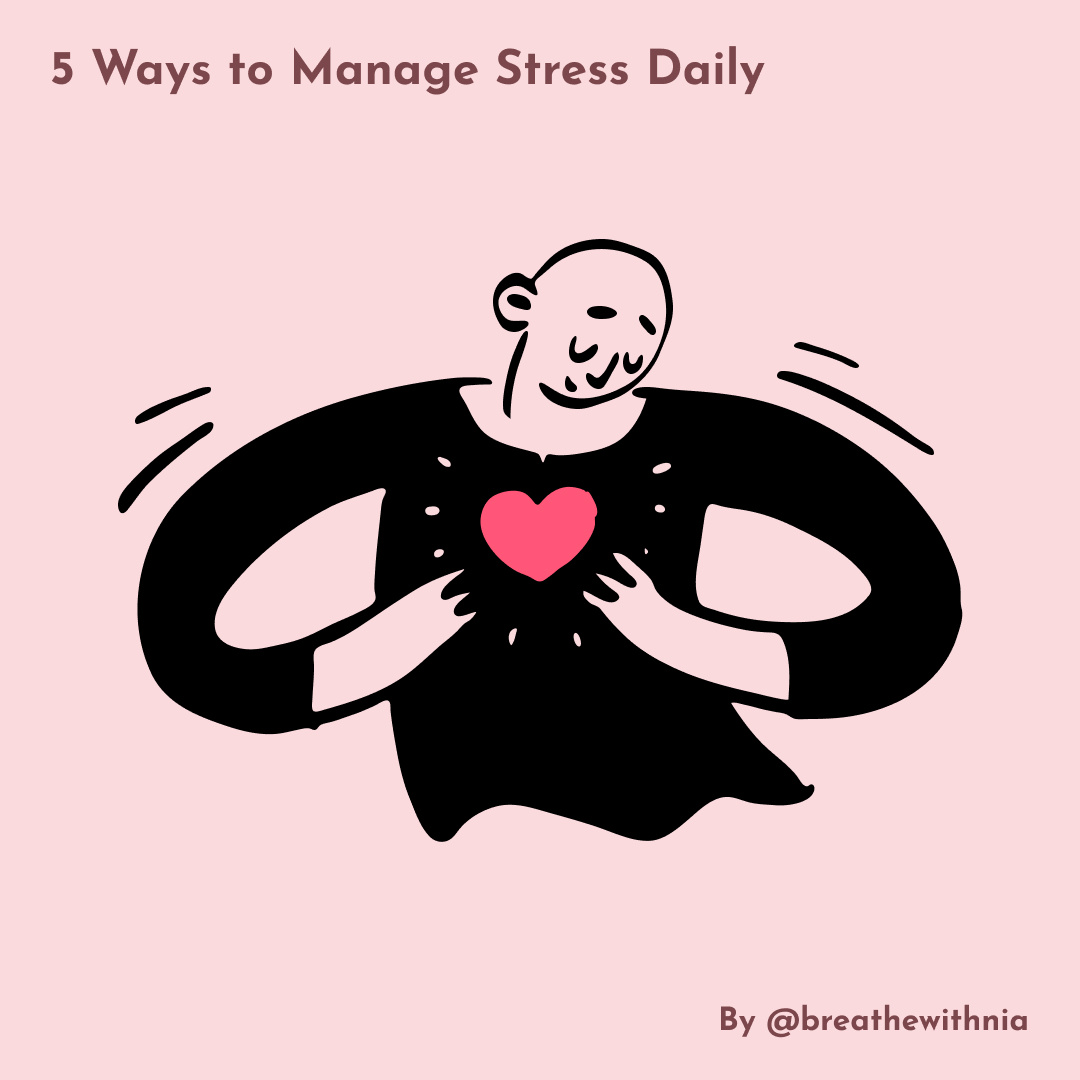 Breathe with Nia graphic design illustration social media