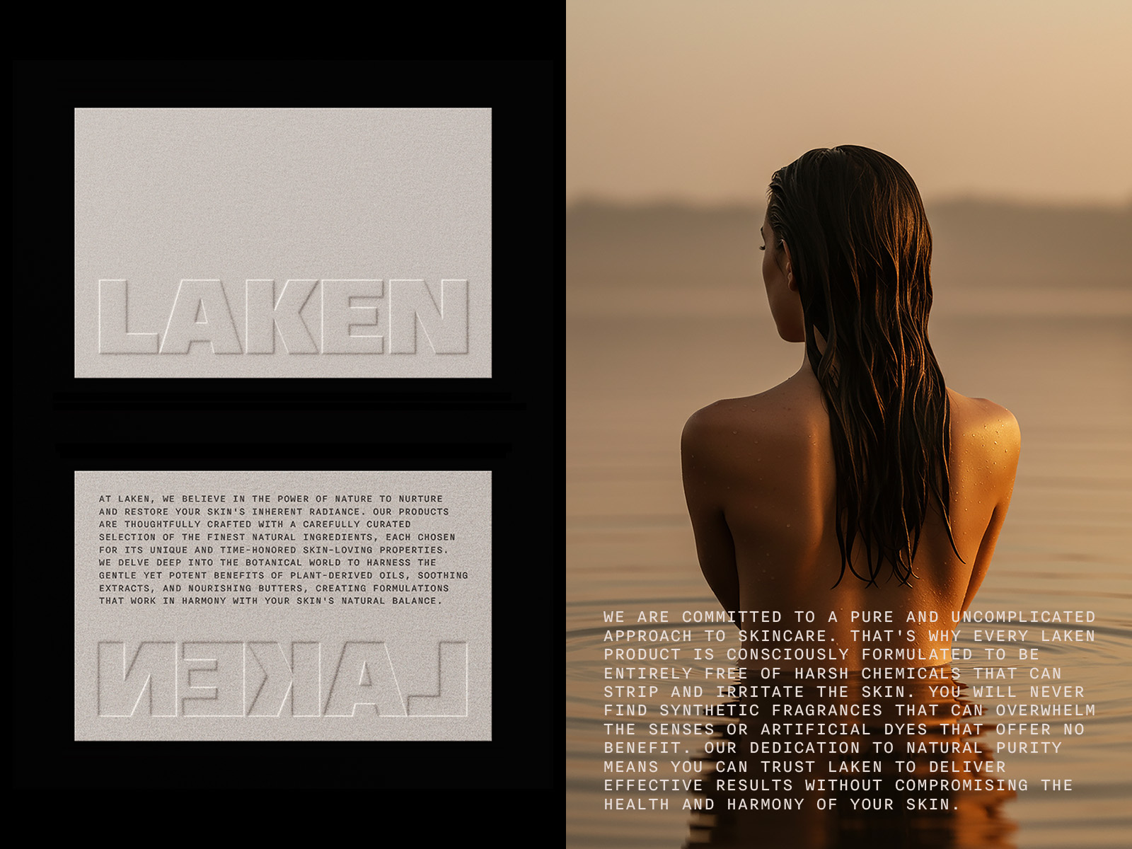 Laken Skincare art direction brand design brand identity branding custom logo custom logo design graphic design identity identity design identity designer logo logo design logo designer skincare branding skincare identity skincare logo typography visual identity
