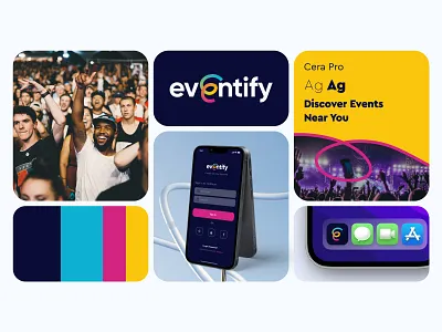 Eventify – Discover Local Events Effortlessly app design appdesign branding design dribbble eventapp eventbooking eventmanagement figmadesign interface musicapp productdesign startup typography ui ui ux designer uidesign ux website