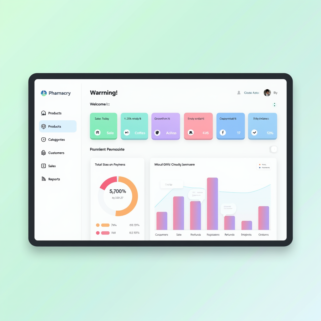 💊 Pharmacy Dashboard UI Smooth, Clean and Responsive – Pharmory canva pro chart design dashboard design figma doctor figma ui hospital ui hospital website pharmacy dashboard pharmacy website ui dashboard ui design web based ui webdesign website chart website ui