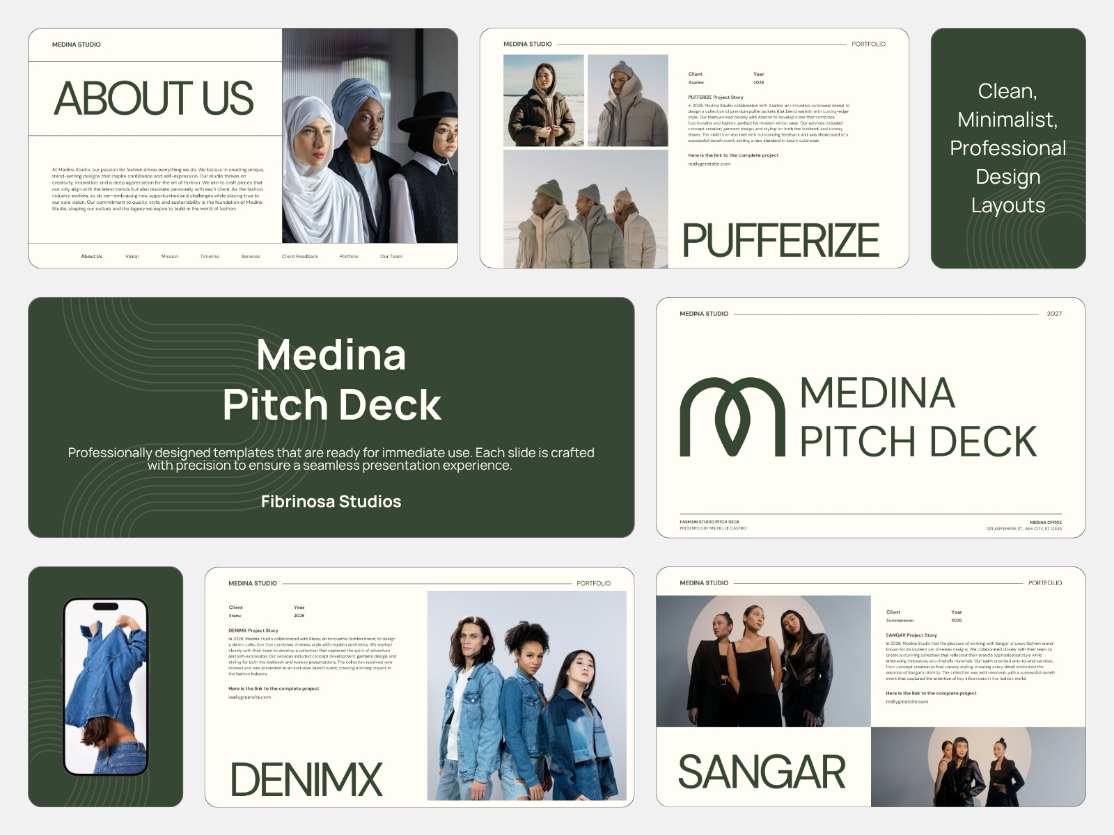 Minimalist Pitch Deck stylish