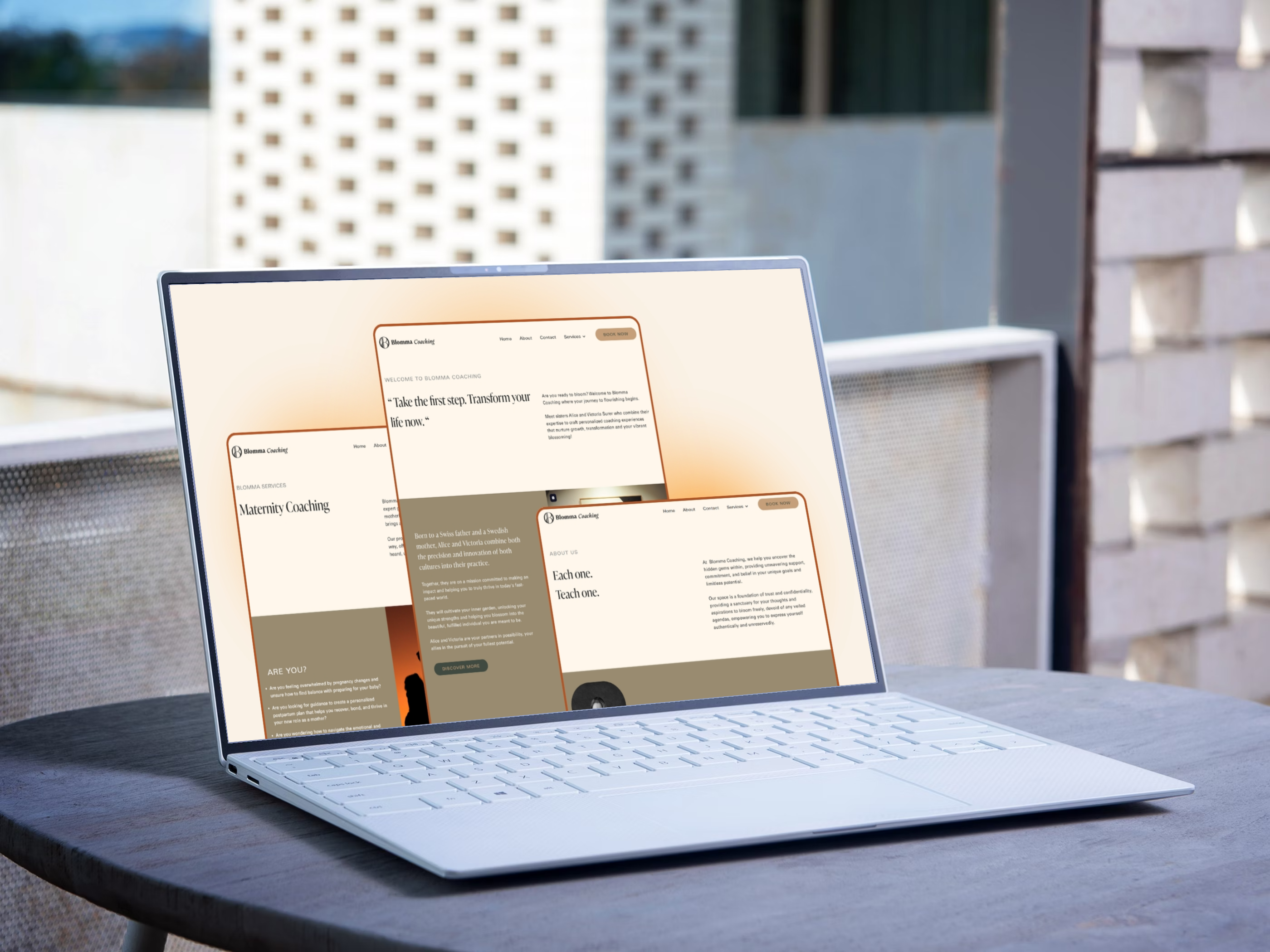 Blomma Coaching Website In Webflow |Fiverr Client 3d apple branding coaching desing fiverr graphic design illustation like logo motion graphics project share ui ux webflow website