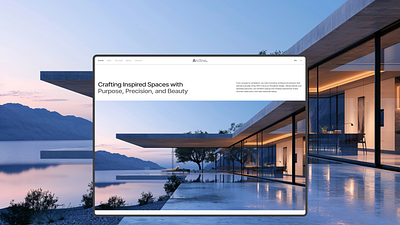 Arcline - Architecture Studio Modern Minimalist Website Design architecture design figma figma design landing page minimal minimalist modern ui ui design ui ux design uiux user interface ux design web web design website