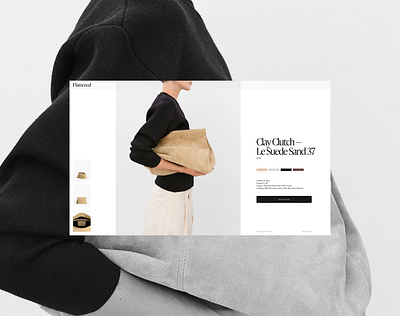 007 / Product page | Flattered UI bags brands desktopdesign e commerce retail shopify shopping visualdesign webdesign