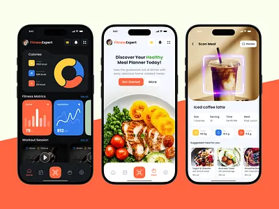 AI-Based Fitness & Nutrition App ai fitness app app design best fitness app clean ui diet and nutrition app fitness app fitness app case study fitness app design fitness app ui fitness mobile app fitness tracker app health and fitness app mobile app design mobile app ui my fitness pal myfitnesspal nutrition app nutrition app design nutrition tracker app ux ui design
