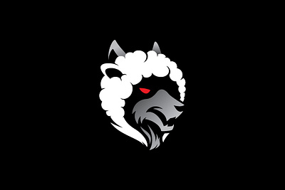Wolf In Sheep branding design graphic design logo vector