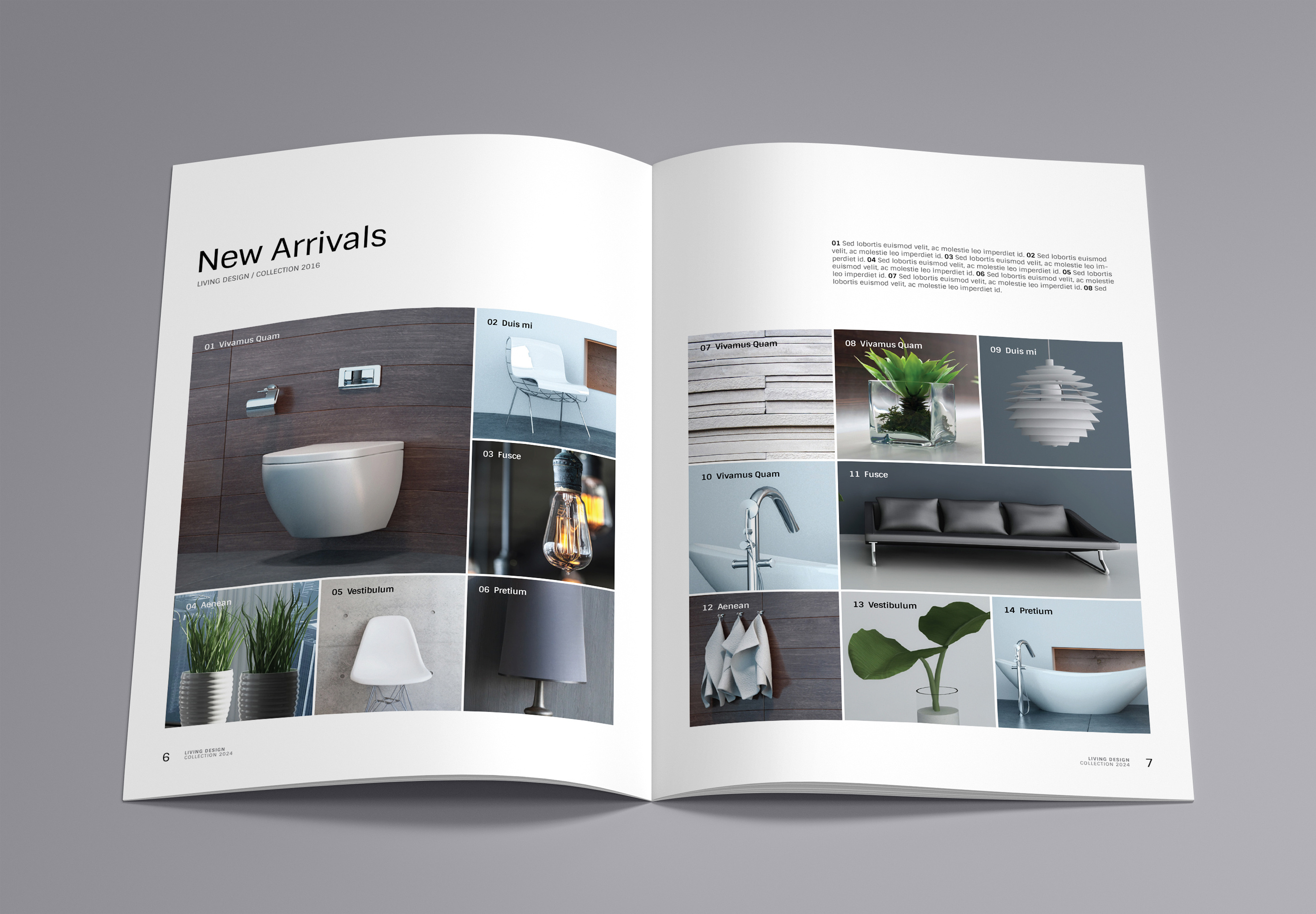 Example of Magazine Design, Brochure, Catalog