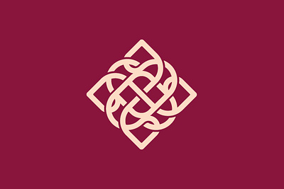 Heart Knot logo branding design graphic design logo vector
