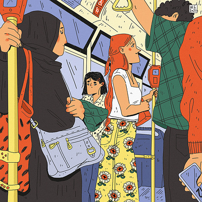 bus bus characterdesign characters peoples