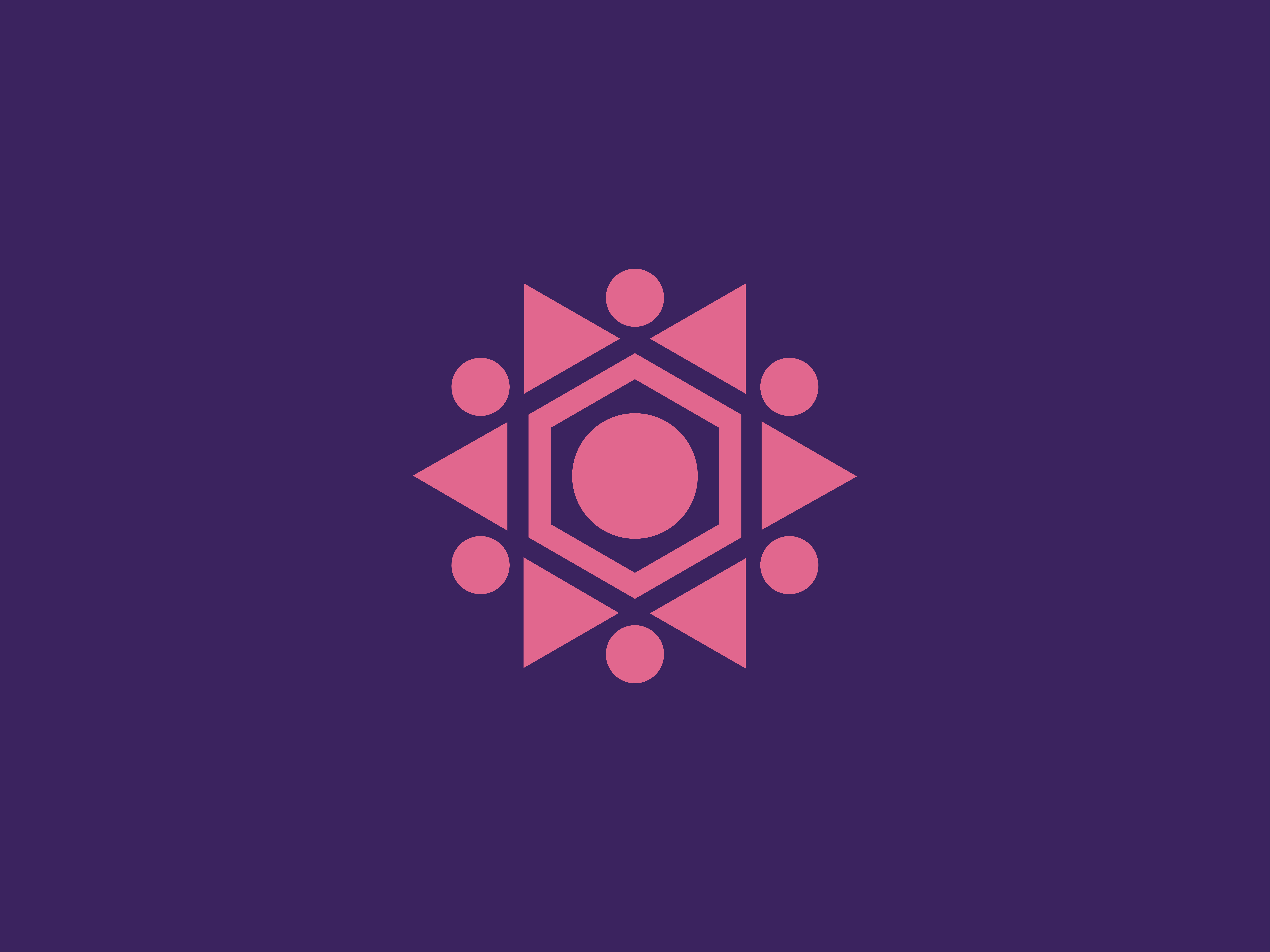Example of Hexa Community Abstract Logo