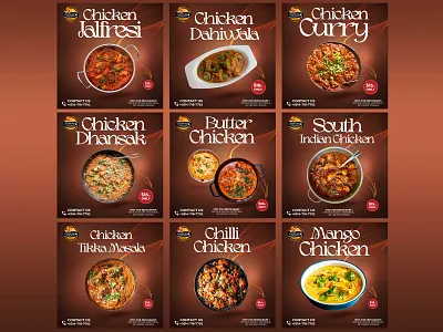 Real State Restaurant Food Social media post design art branding client design food graphic design logo menu mockup modern photo photoshop presentation print project real project real state restaurant social media post template