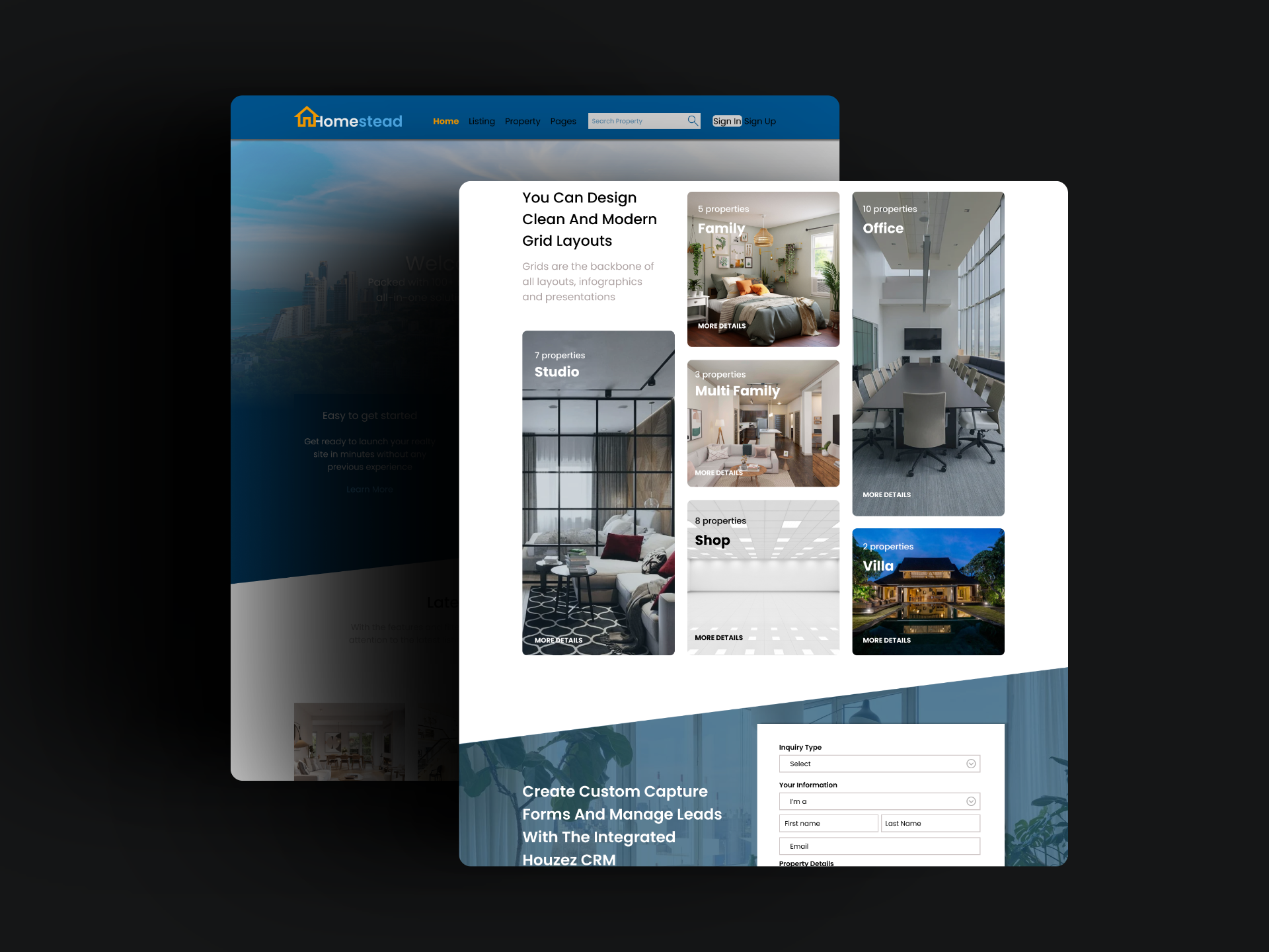 HomeStead Homested is an online property platform. app branding design graphic design illustration logo typography ui ux vector
