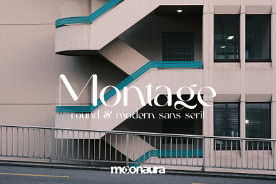 Montage - Round & Modern Sans Serif aura classic elegant font fonts magnolia modern montage moon round sans sans serif serif stairs studio sun type typeface typography urban