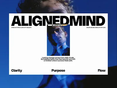 Layout exploration about design editorial graphic design hero hero section interaction interactive design layout title ui web webdesign website