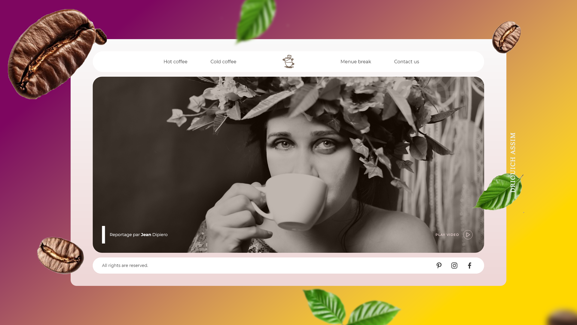 Mr Benn | One shot branding coffe graphic design ui