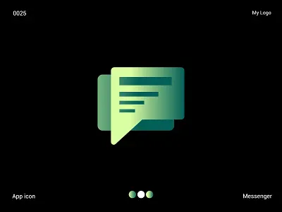 Messenger app icon Exploration app icon logo branding chat chat app conversation design f monogram graphic design icon icon design logo mac message app messenger modern logo os x typography vector