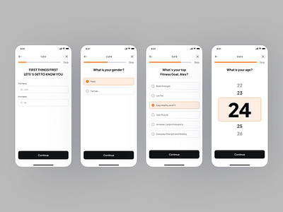 Fitness App Onboarding UI – Clean & User-Friendly app app design clean ui design figma fitness app graphic design mobile app mobiledesign onboarding ui ui design uiux user driendly ux