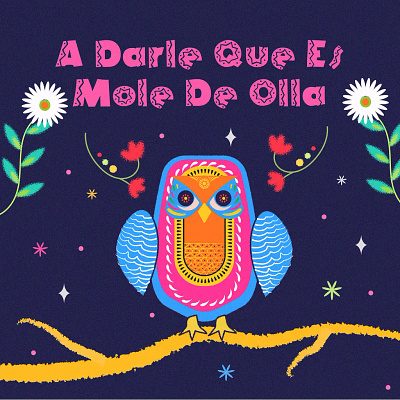Mexican folk art with animation in Figma Draw animation draw dribbble figma figma draw graphic design illustration motion graphics