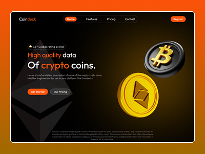 Crypto Website design Design.......... app banking branding crypto dashboard data design dribble figma finance graphic design landing page mobile app typography ui uiux ux web web design