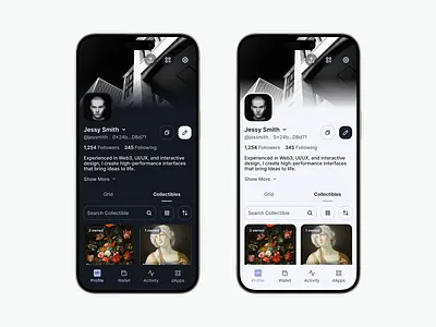 Universal Profiles App Redesign graphic design ui ux
