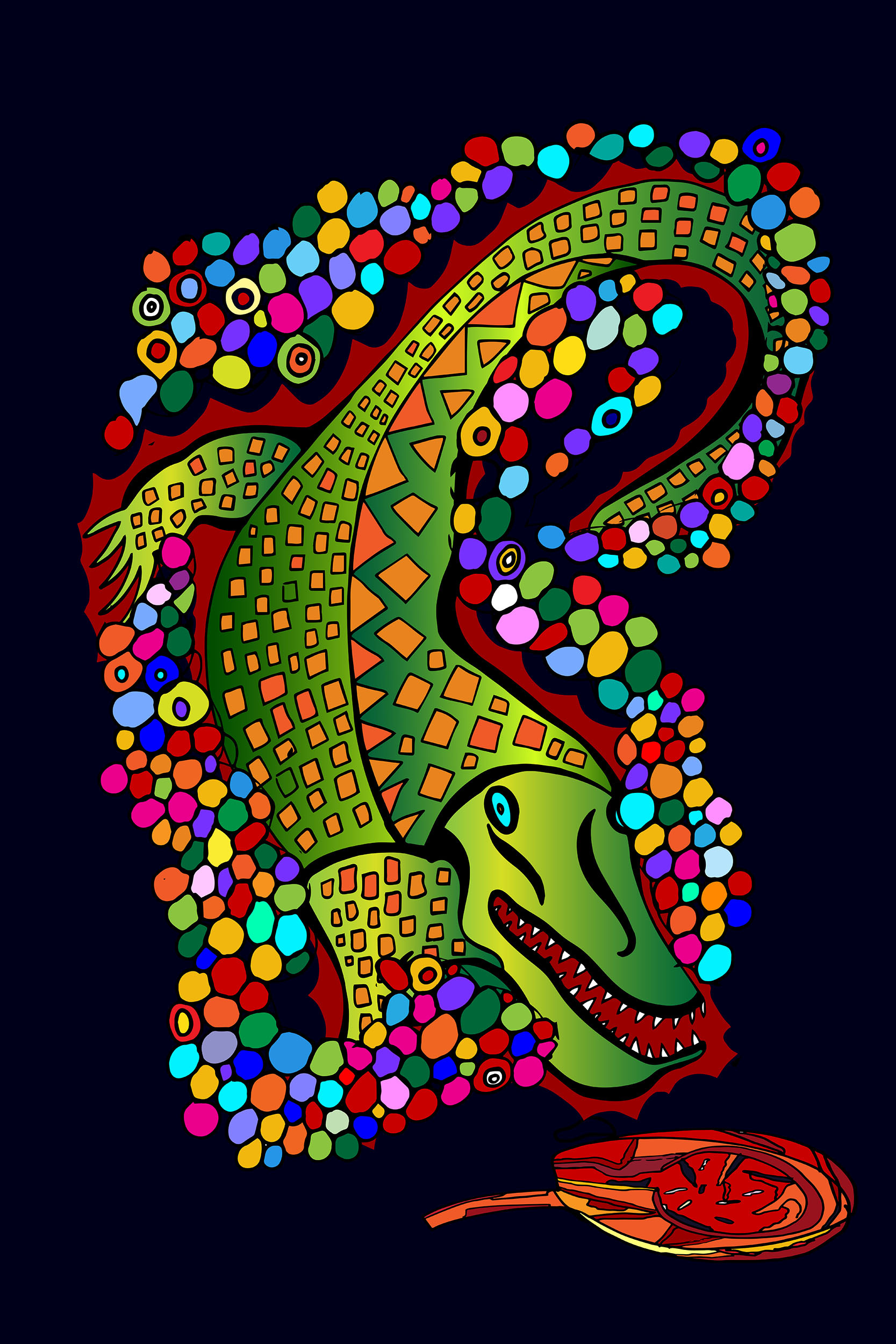 Example of Expressive Animal Illustration