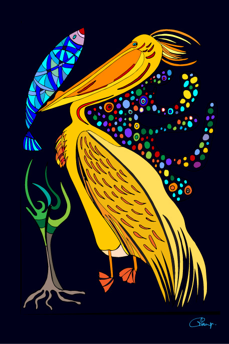 Example of Expressive Animal Illustration