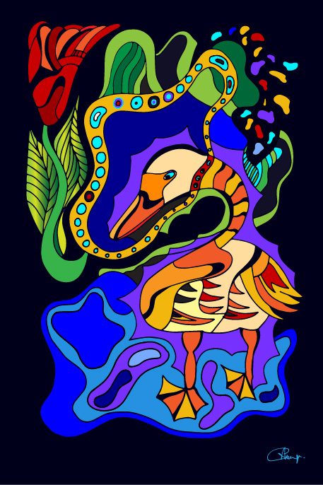 Example of Expressive Animal Illustration