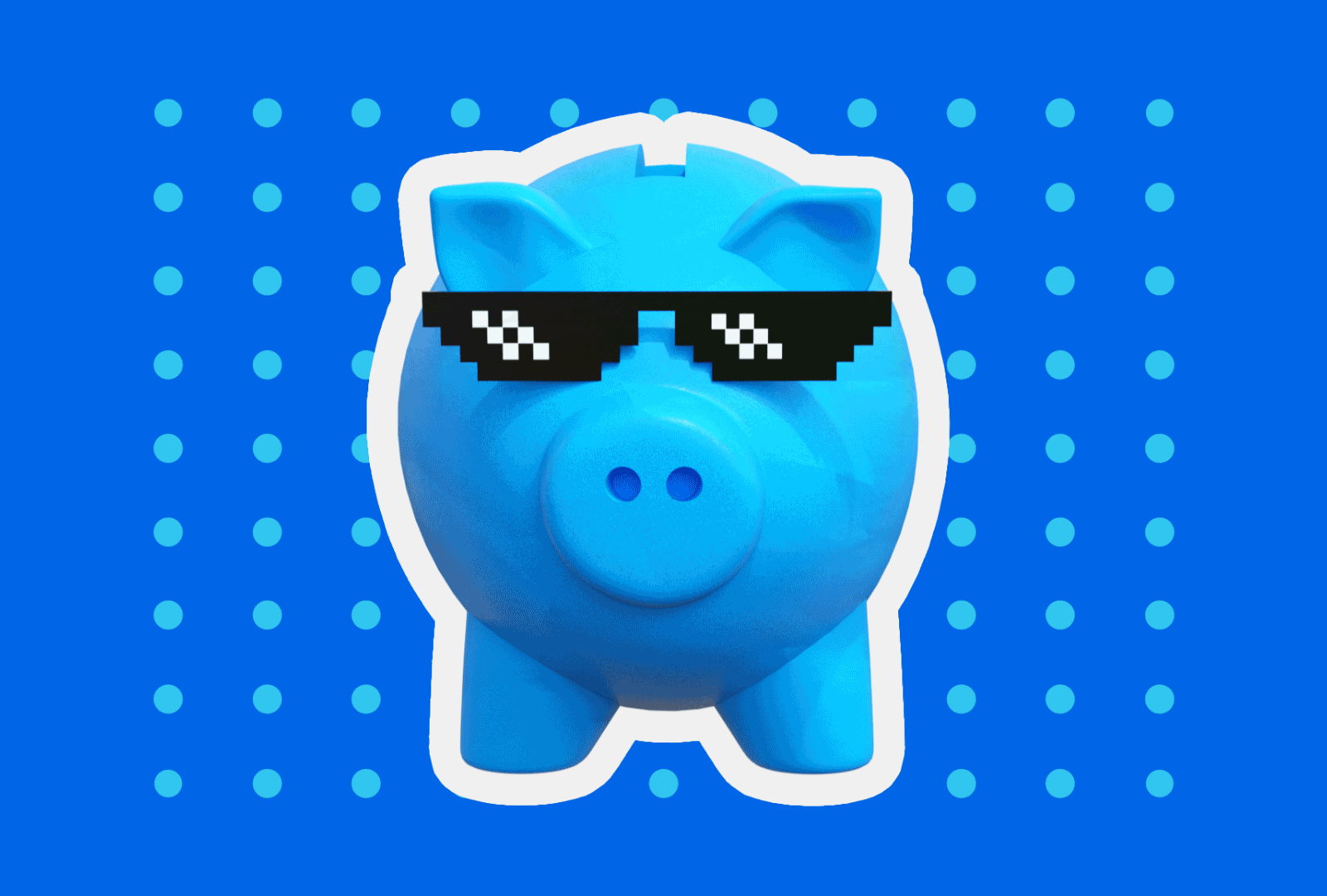 Quicktrade Hero Pig 3d 3d animation 3d modeling animación3d animation blender blue pig branding character design design inspiration diseñodepersonajes fintech app fintechdesign gif graphic design illustration mascotdesign motion design motion graphics visual identity