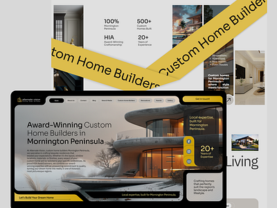 Home builders landing page design construction home builders landing page ui ui ux ux web website
