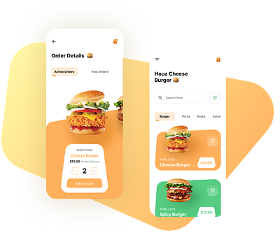 Burgerly – Food Order App UI appdesign burgerapp designconcept fastfoodapp foodappdesign fooddeliveryui foodlovers foodui orderburger