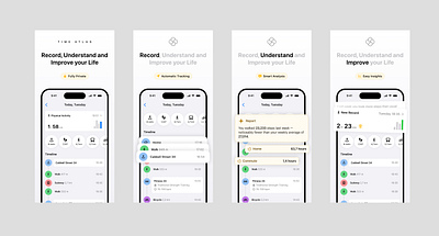 Time Atlas app design visual identity