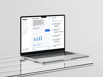 AI tool for Finance Management ai tool aiassistant b2b dashboard design finance app financeforecast fintechdesign minimalistic style productinterface saasdesign small business startup ui user interface ux ux design web app web design