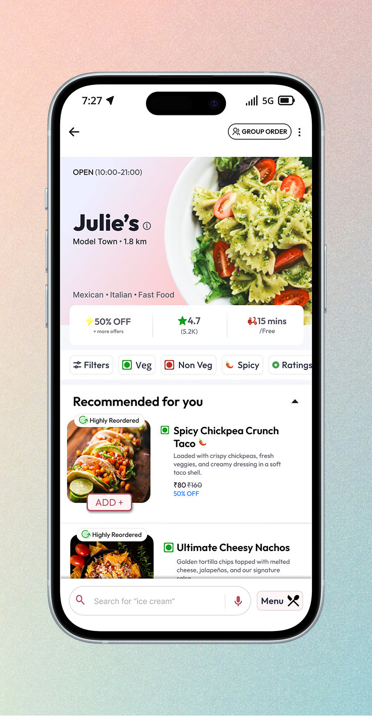 Zomato App Redesign- UI/UX Case Study by Shruti Parashar on Dribbble