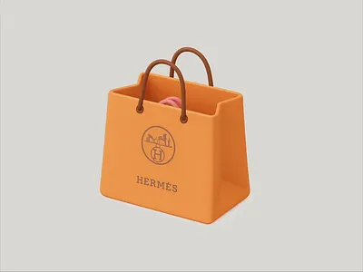 Hermès Birkin 30 in Framer (Objects created with ChatGPT) 3d airbnb animation birkin framer hermes hermès birkin 30cm for sale