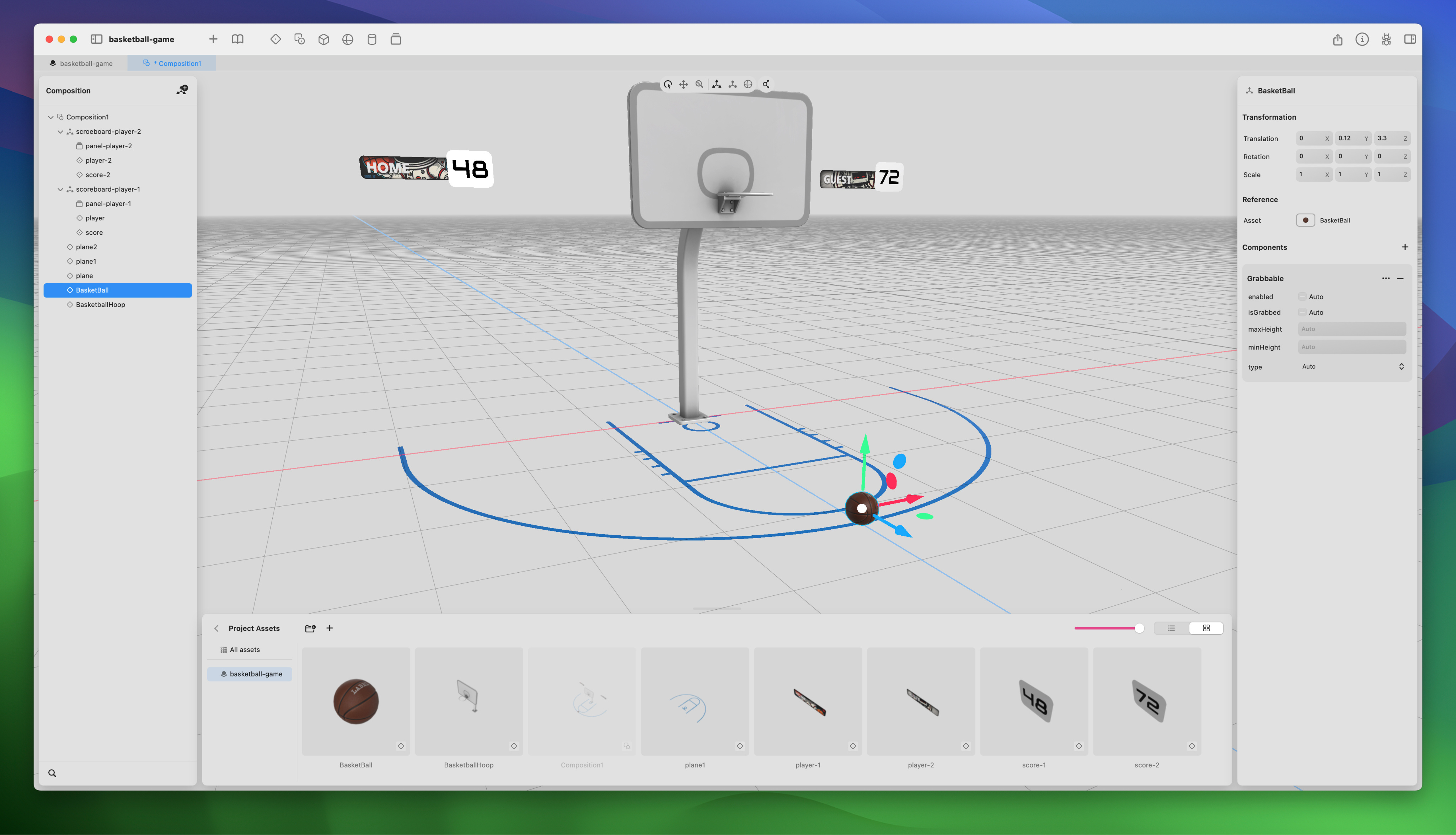Meta Spatial Editor 3d composition spatial application ui