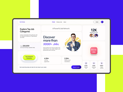 Bento landing page ai bento jobs landing page modern website