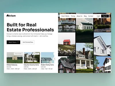 SaaS Platform for Realtors – Intelligent Listings & CRM UX animation branding design dribbbleportfolio graphic design illustration logo ui ux ux research webdesign website
