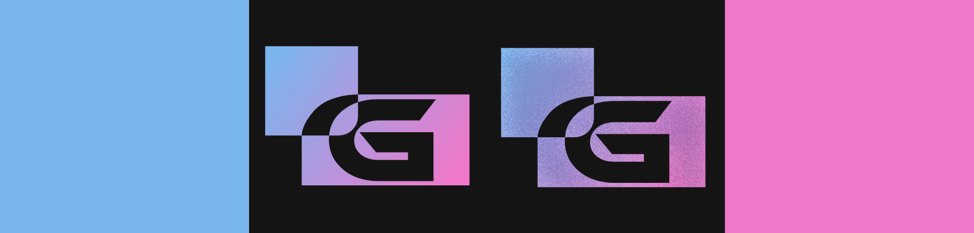 Logo for fictional brand named Gomme blue branding colors design eraser flat flatdesign gif gradient gradients graphic design illustration letters logo pink school ui variation vector