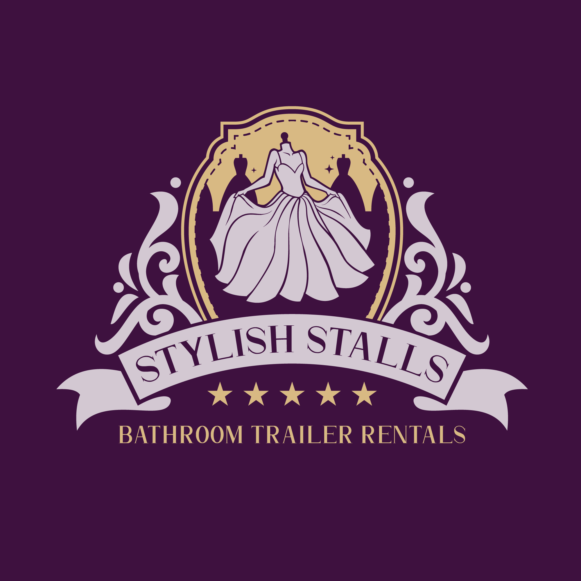 Stylish Stalls branding design flat graphic design illustration illustrator logo vector