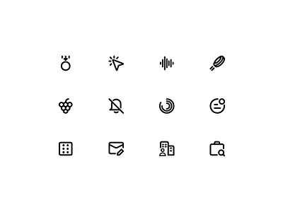 Line icons ᝰ.ᐟ free icons frisbee grapes gravity icon icon design icon pack icon set iconography icons job search line icons notification circle permanent job radial ui icon ui icons
