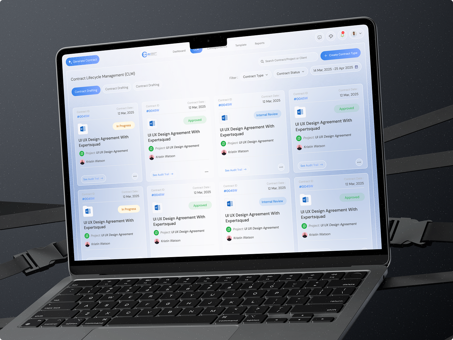 SmarTrust dashboard